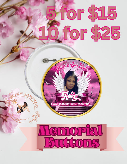 Memorial Buttons