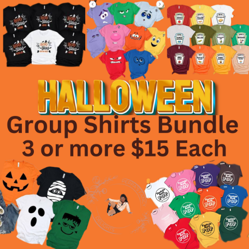Group Shirts Bundle Halloween